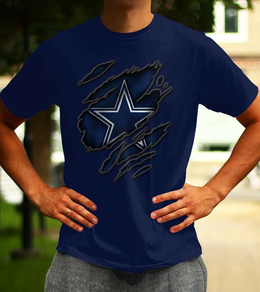Torn Dallas Cowboys Star T-Shirt