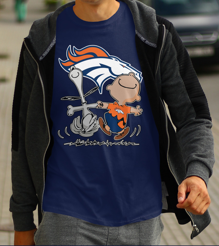 Denver Broncos Dancing Characters T-Shirt