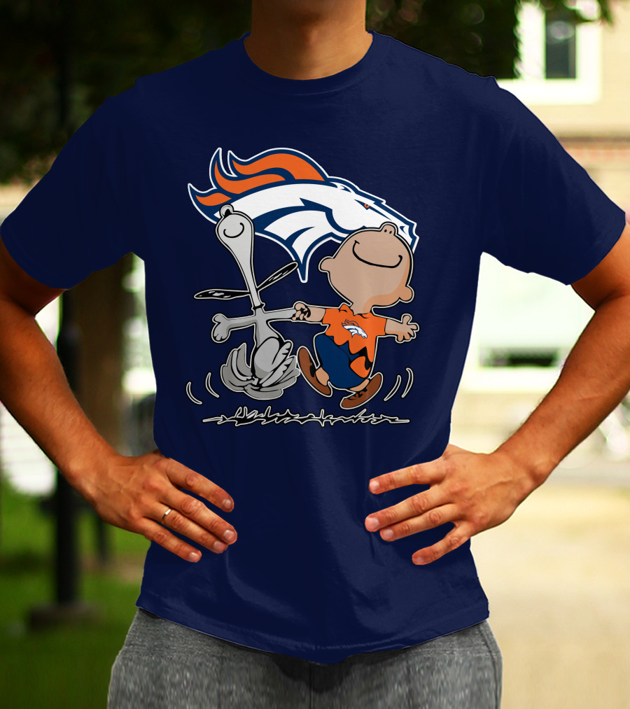 Denver Broncos Dancing Characters T-Shirt