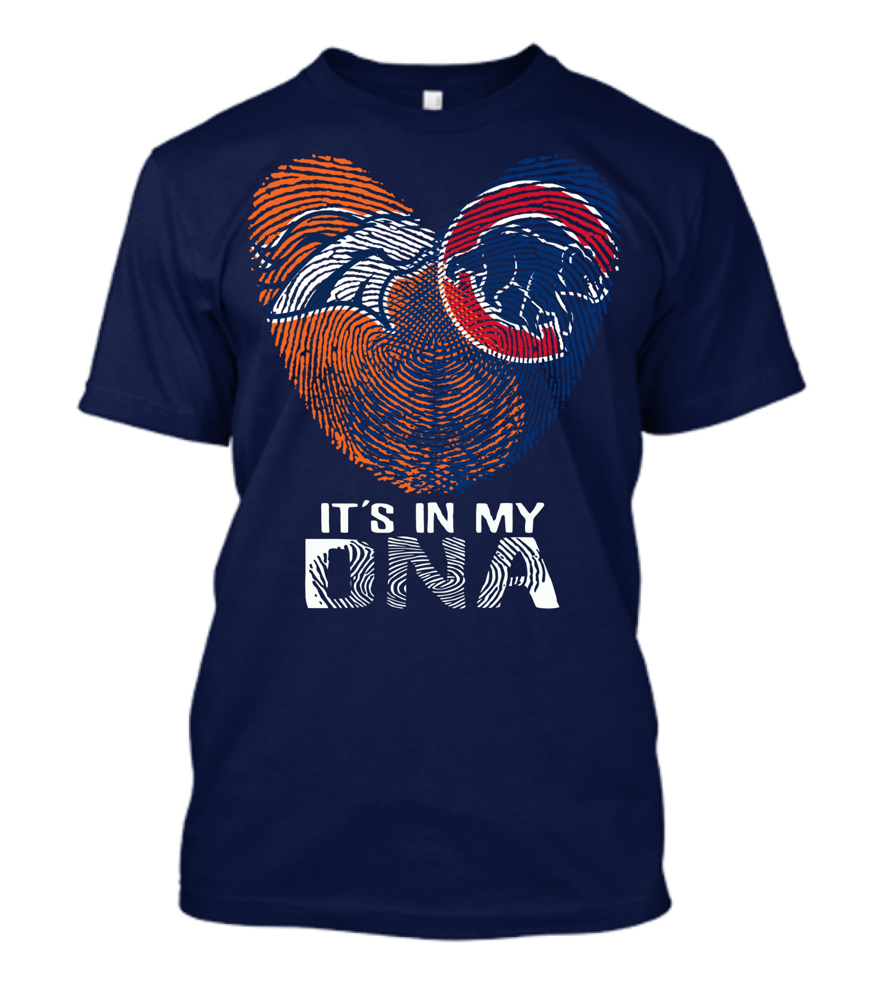 Denver Broncos It's In My Dna Fingerprint T-Shirt