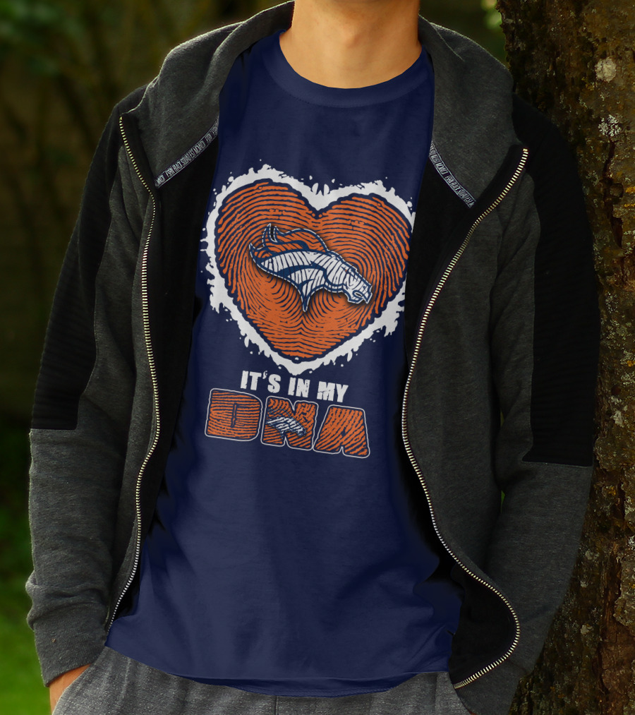 Denver Broncos Heart It's In My Dna T-Shirt