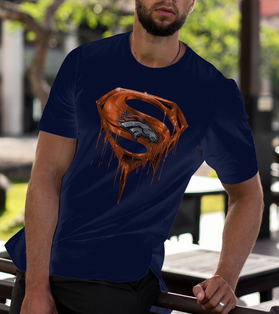 Superman Denver Broncos Fusion T-Shirt