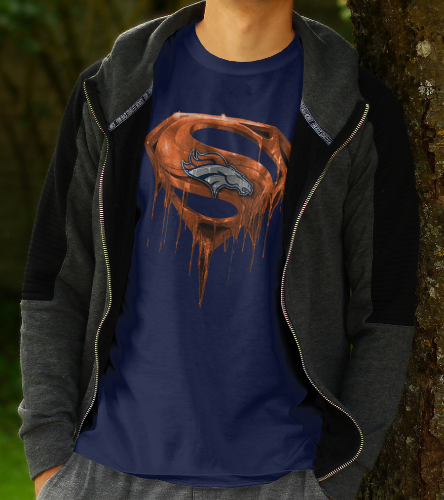 Superman Denver Broncos Fusion T-Shirt