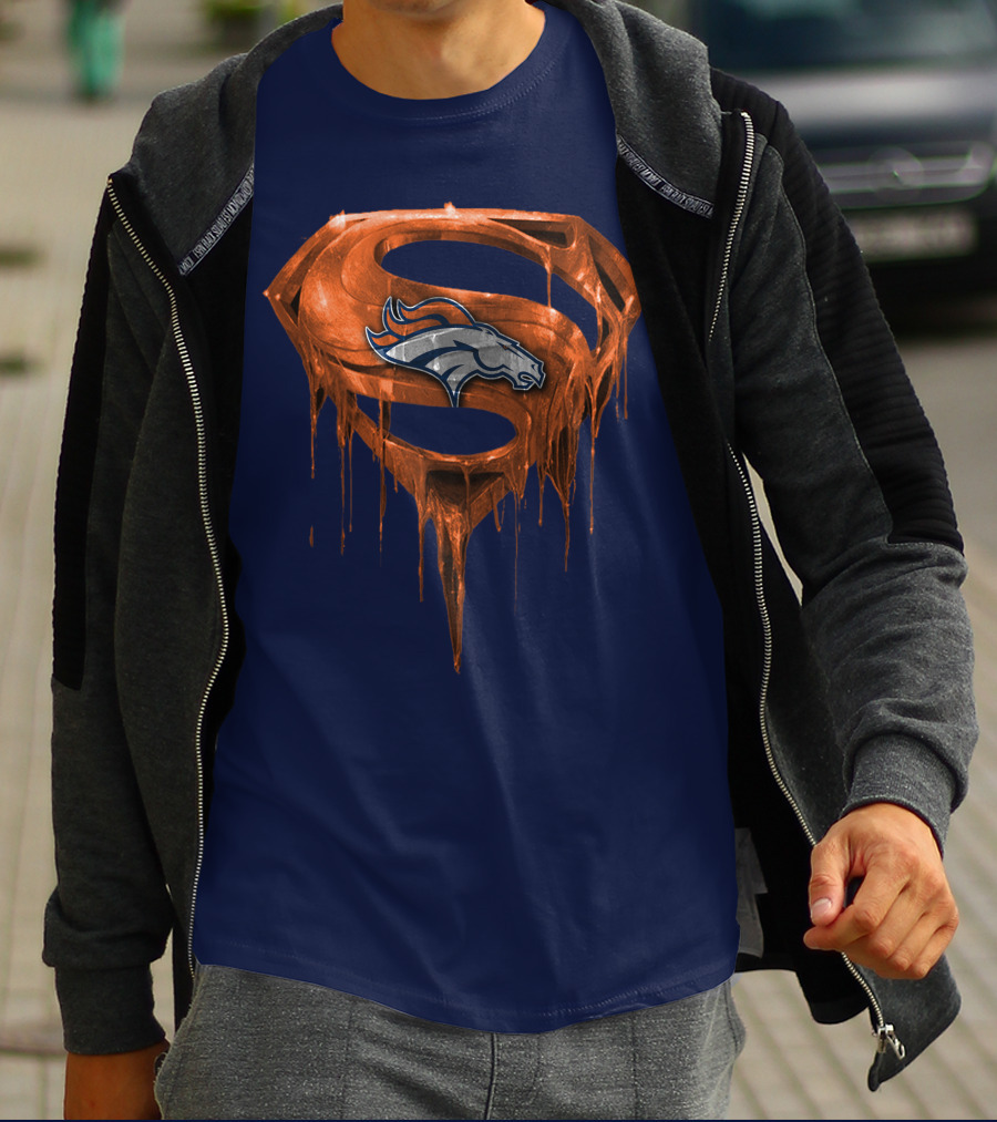 Superman Denver Broncos Fusion T-Shirt
