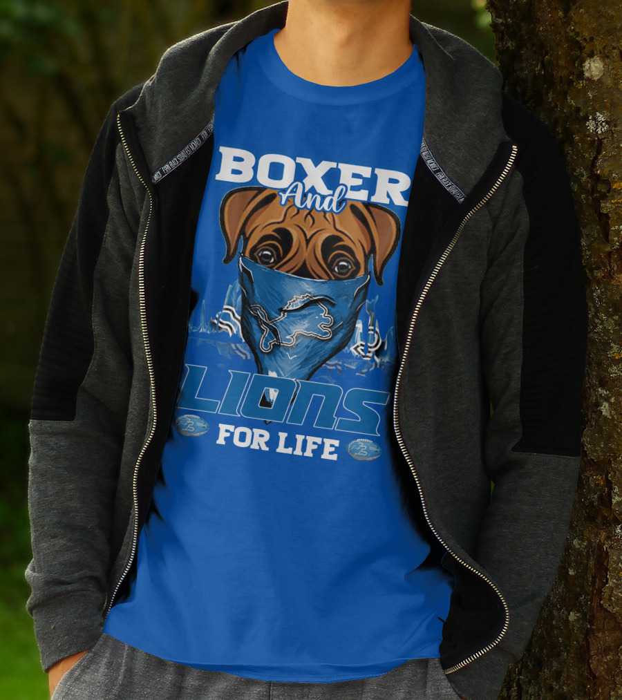Boxer And Lions For Life T-Shirt