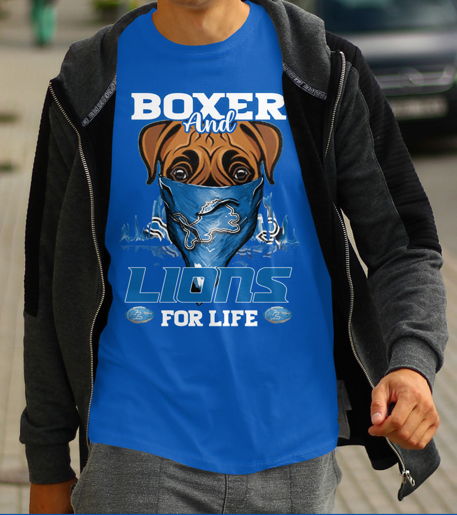 Boxer And Lions For Life T-Shirt