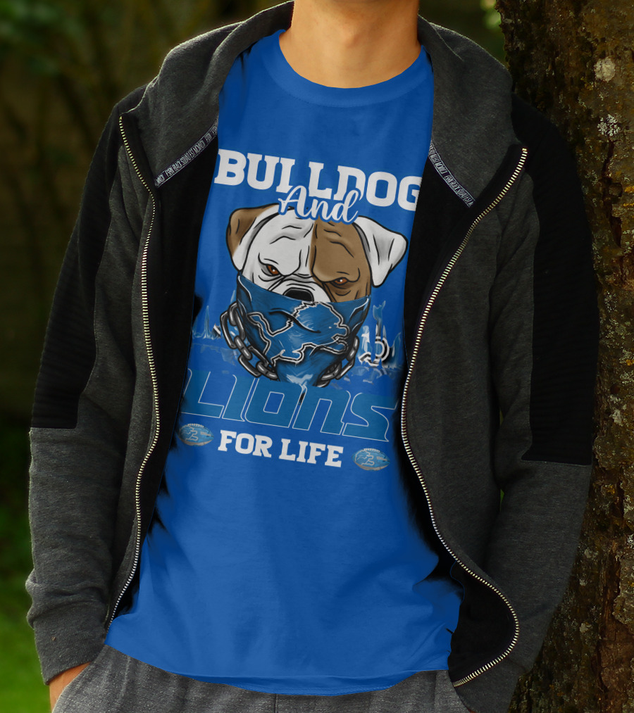 Bulldog And Lions For Life T-Shirt