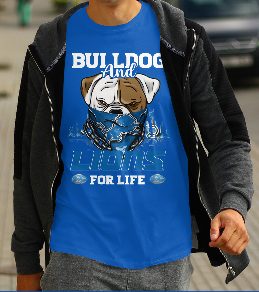 Bulldog And Lions For Life T-Shirt