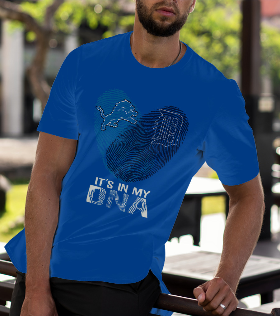 Detroit Lions Heart It's In My Dna T-Shirt