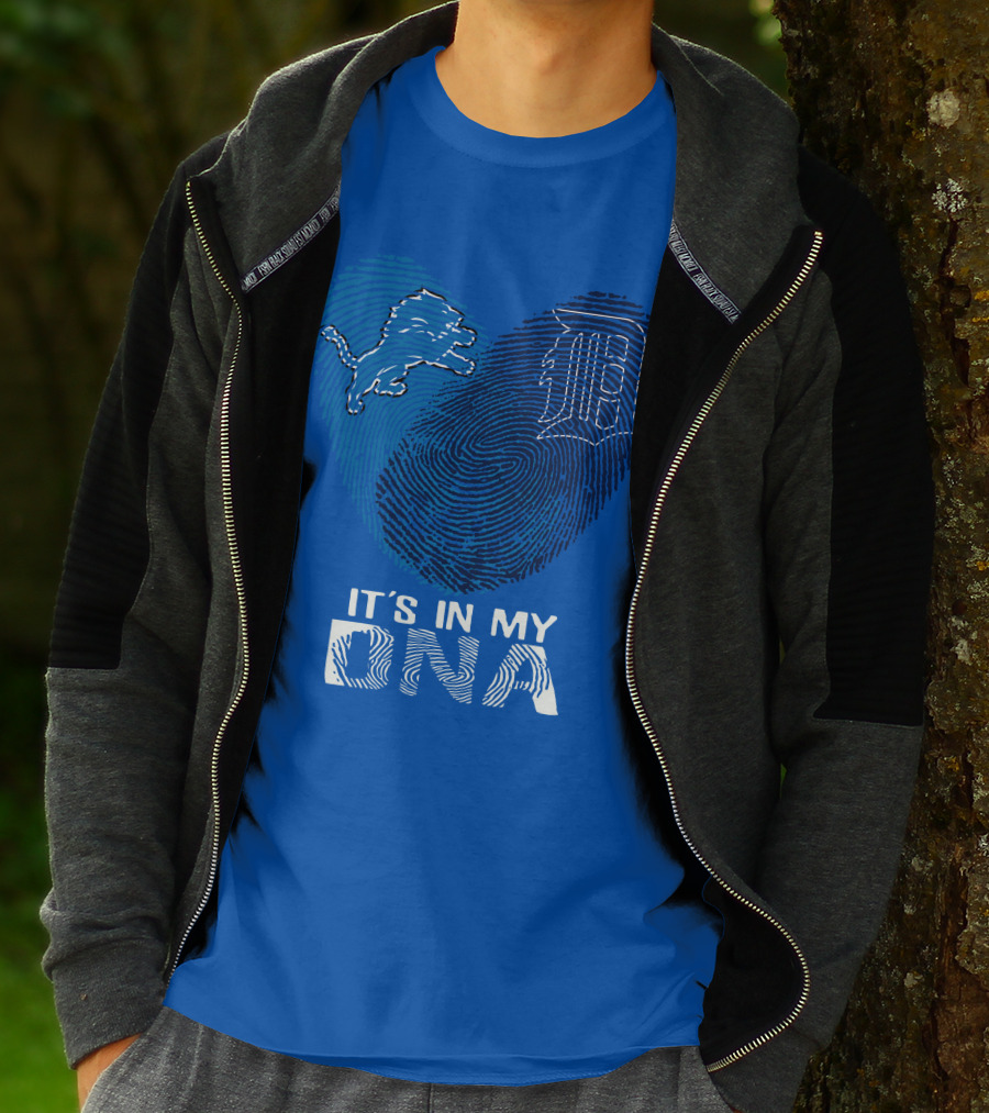 Detroit Lions Heart It's In My Dna T-Shirt