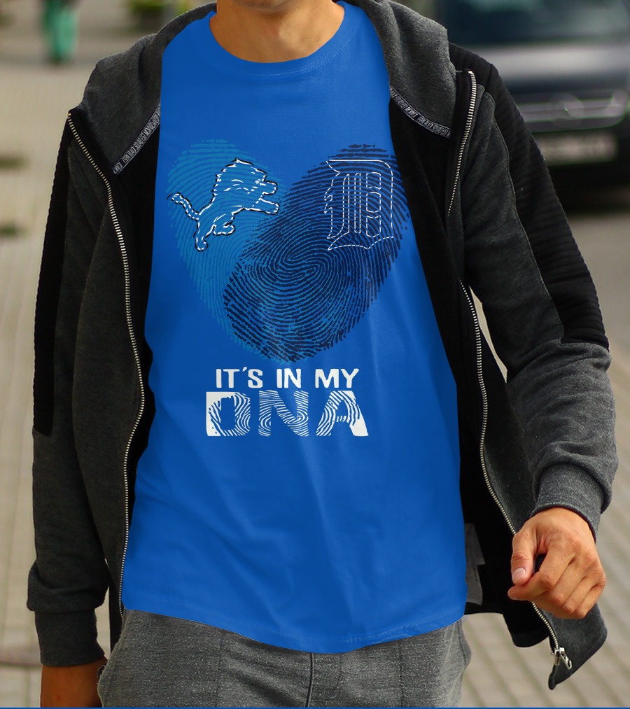 Detroit Lions Heart It's In My Dna T-Shirt