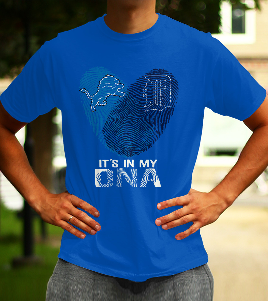 Detroit Lions Heart It's In My Dna T-Shirt