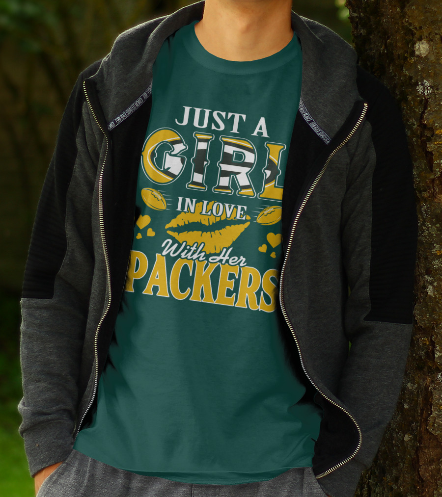 Just A Girl In Love With Her Packers T-Shirt