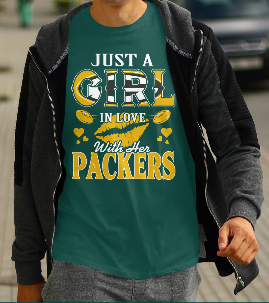 Just A Girl In Love With Her Packers T-Shirt