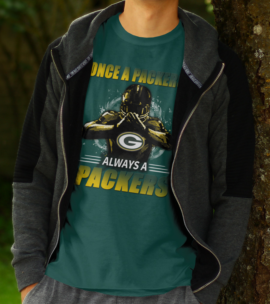 Once A Packers Always A Packers Green Bay Packers 38 T-Shirt