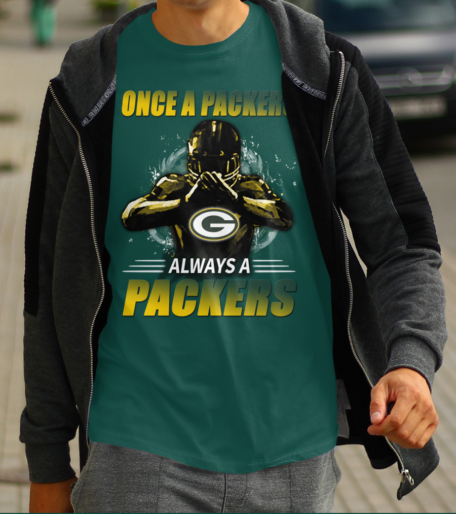 Once A Packers Always A Packers Green Bay Packers 38 T-Shirt