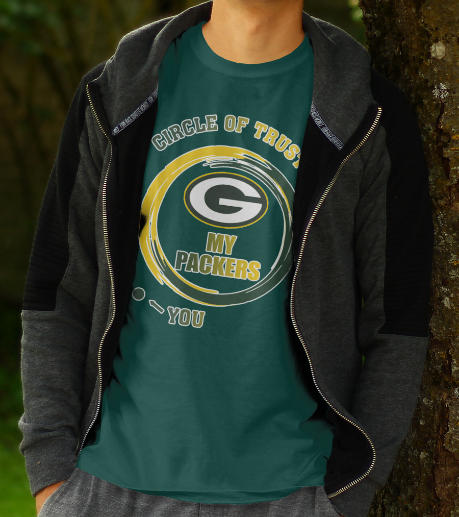 Circle Of Trust My Packers Green Bay Packers T-Shirt
