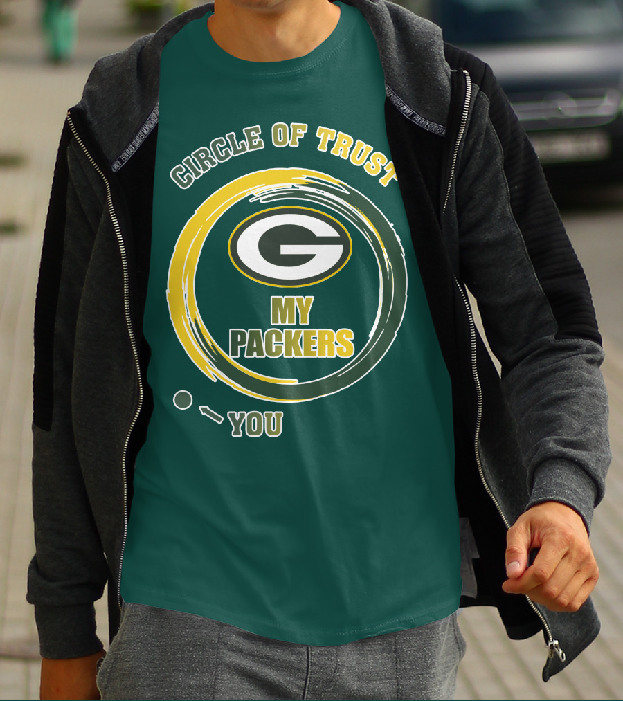 Circle Of Trust My Packers Green Bay Packers T-Shirt