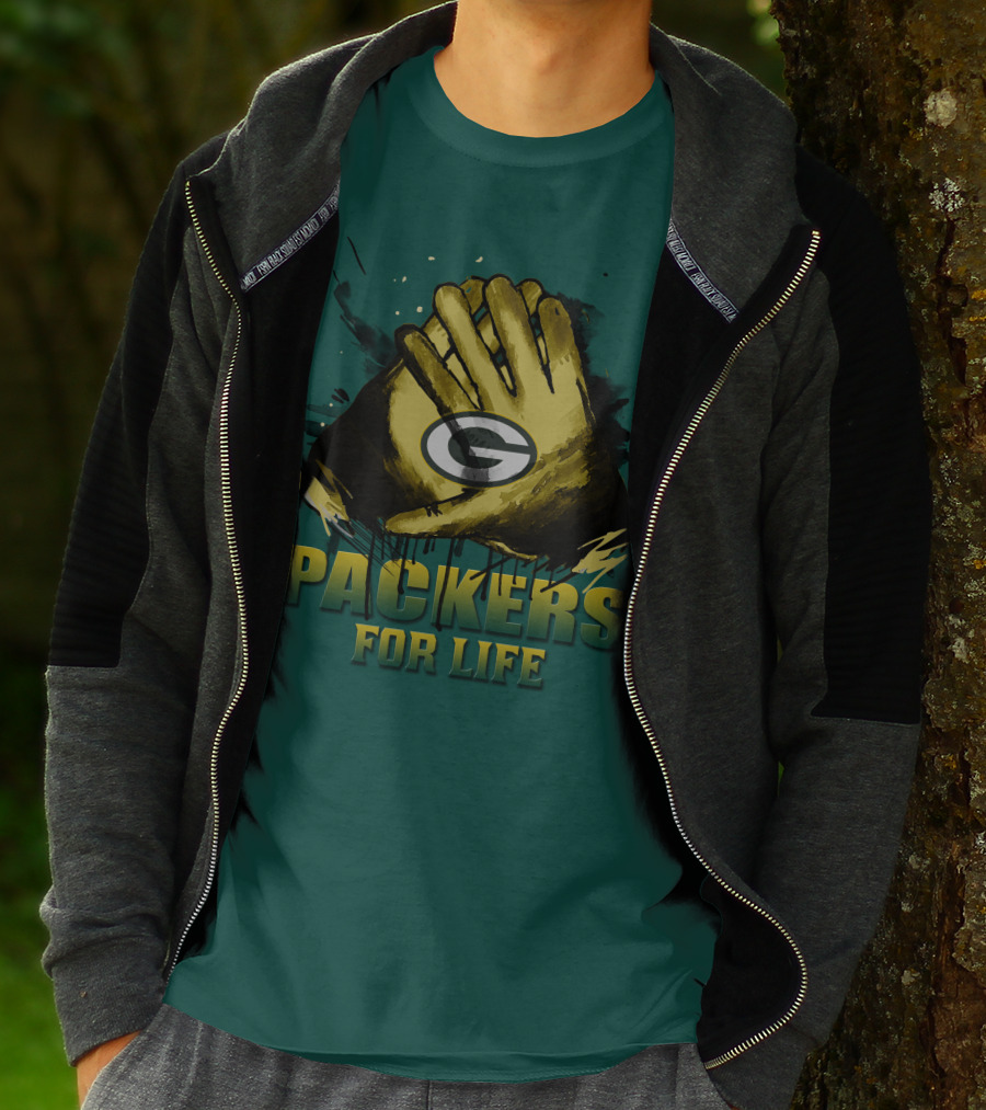 Packers For Life Green Bay Packers T-Shirt
