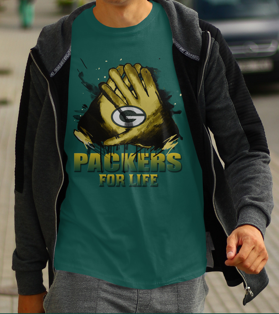 Packers For Life Green Bay Packers T-Shirt