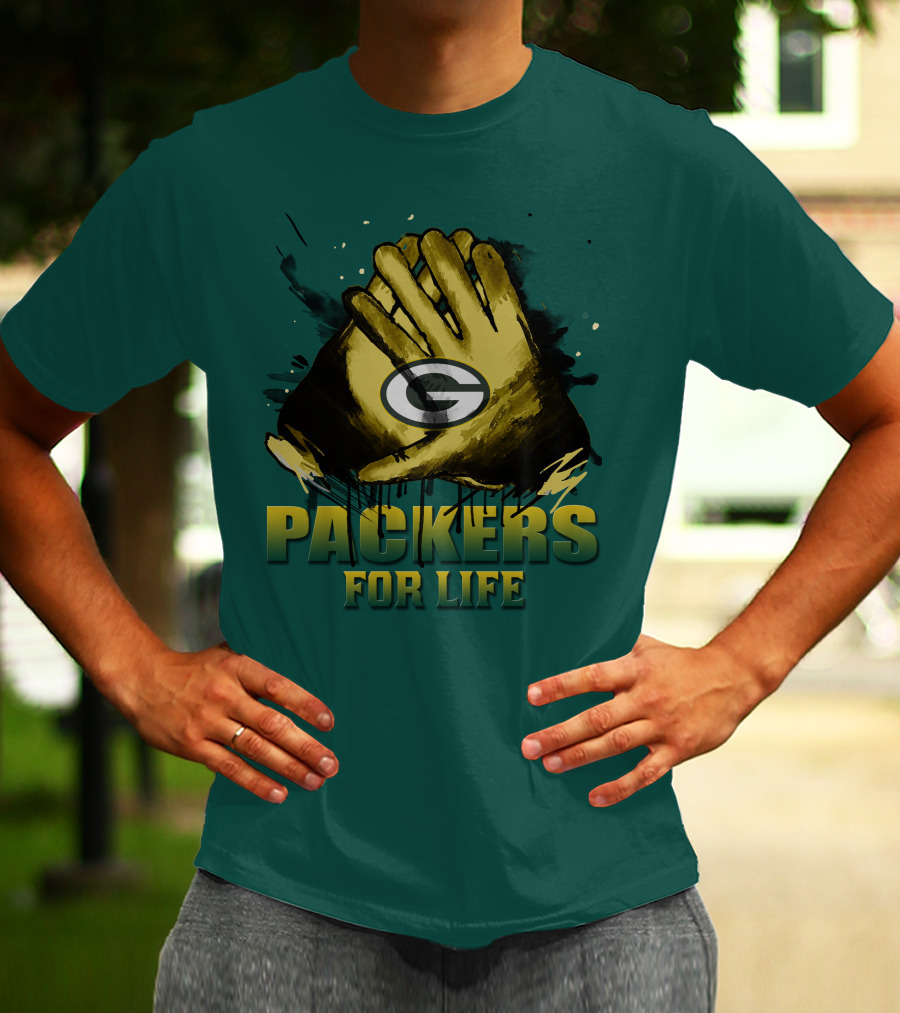 Packers For Life Green Bay Packers T-Shirt