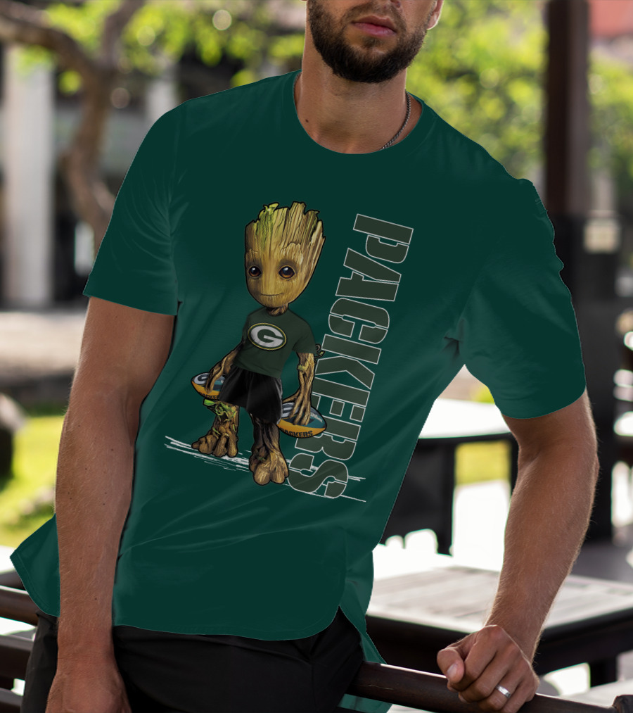 Groot Green Bay Packers Football Fan T-Shirt