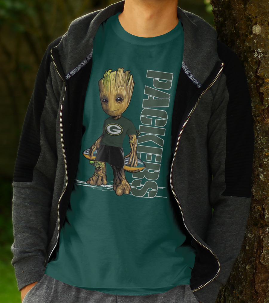 Groot Green Bay Packers Football Fan T-Shirt