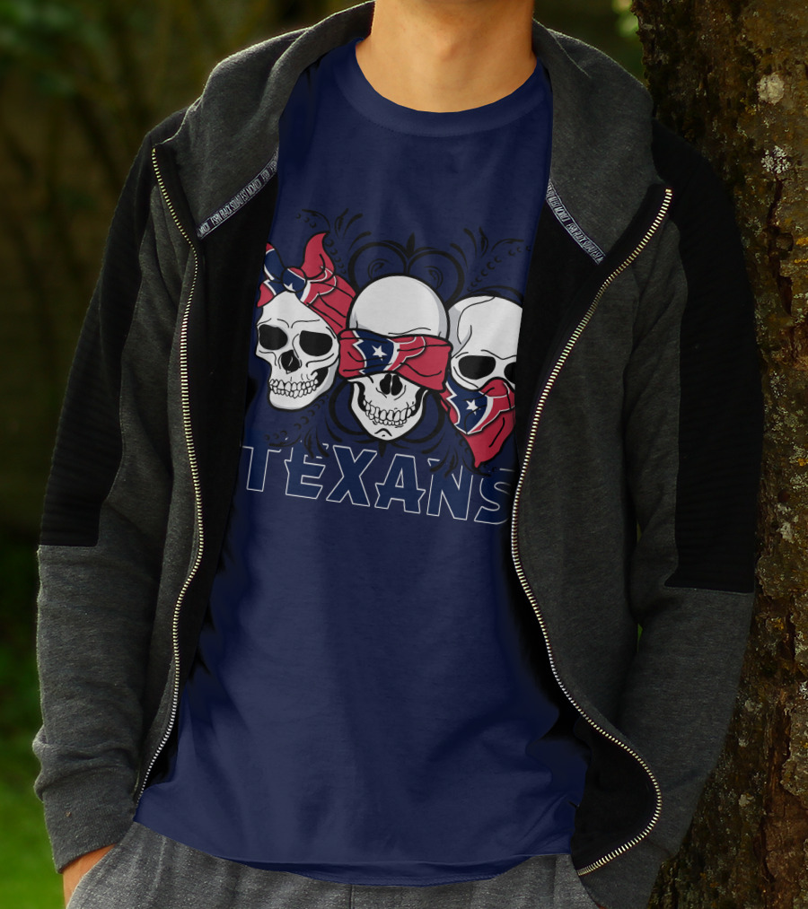 Texans Skull Trio Bandana T-Shirt