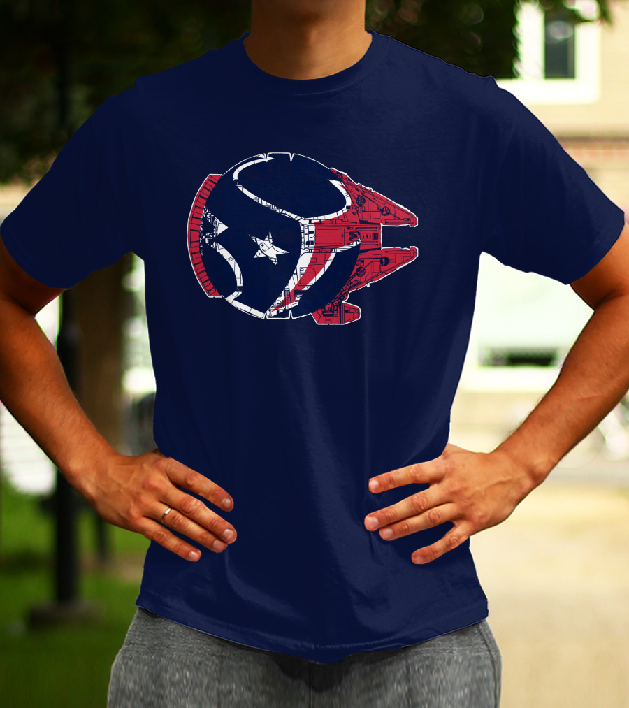 Houston Texans 76 Starship Tribute T-Shirt