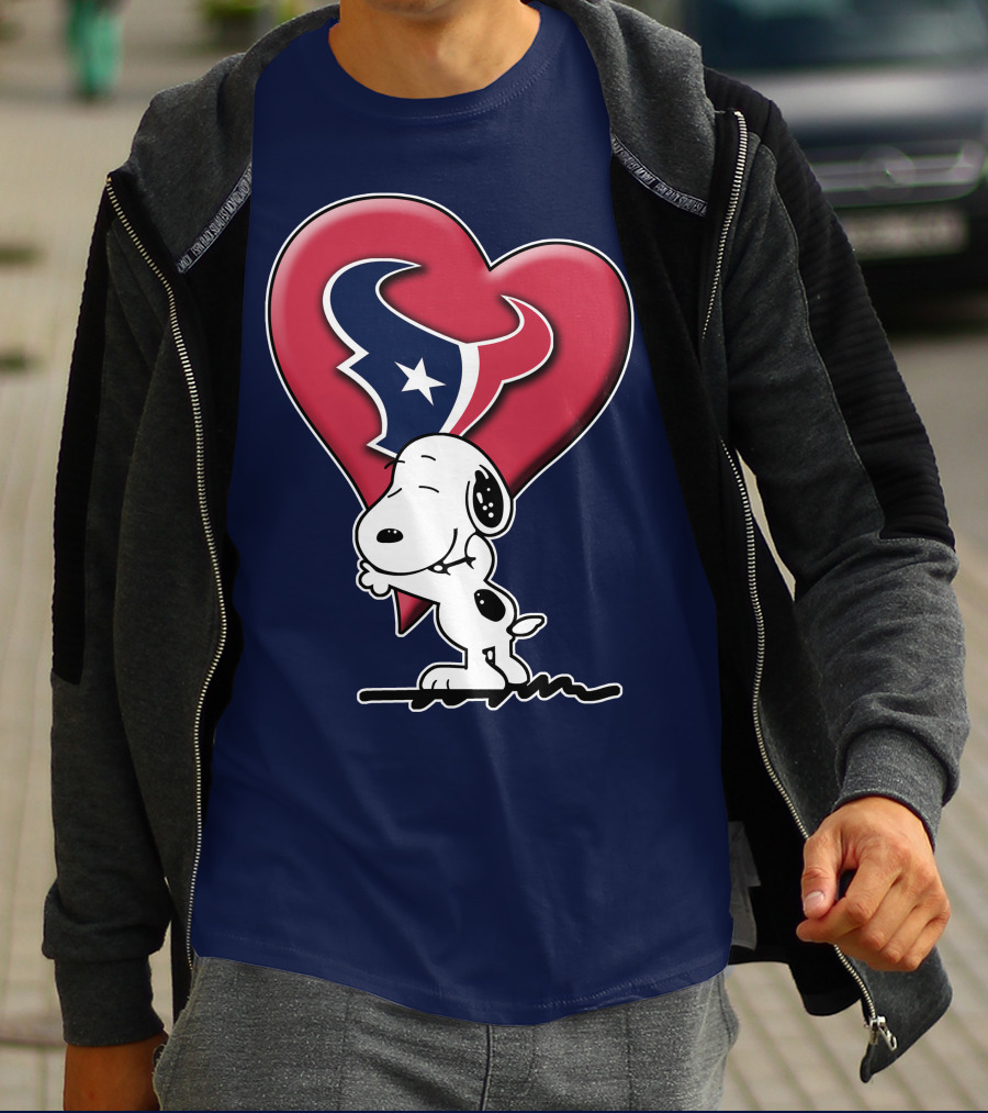 Snp Houston Texans Heart Embrace T-Shirt