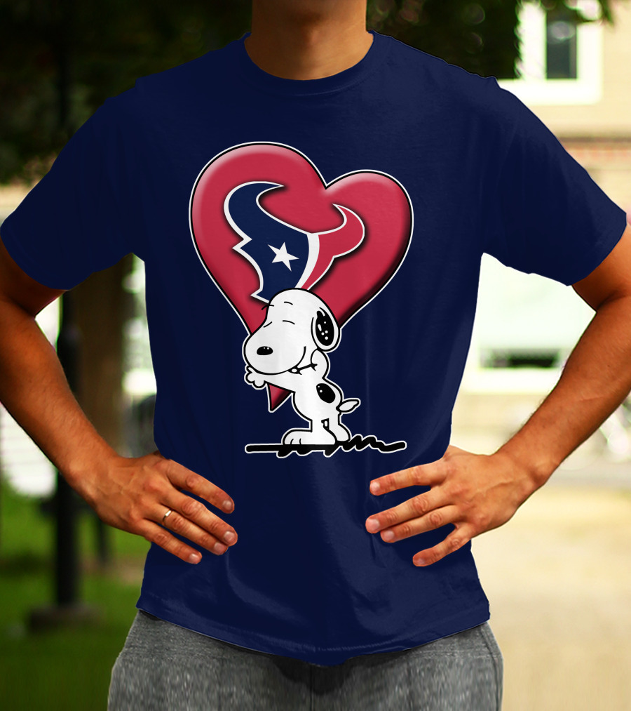 Snp Houston Texans Heart Embrace T-Shirt