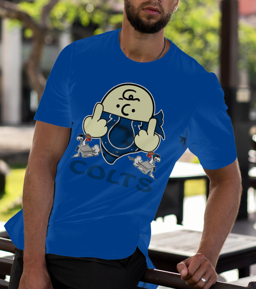 Colts Charlie Brown And Snoopy Indianapolis T-Shirt