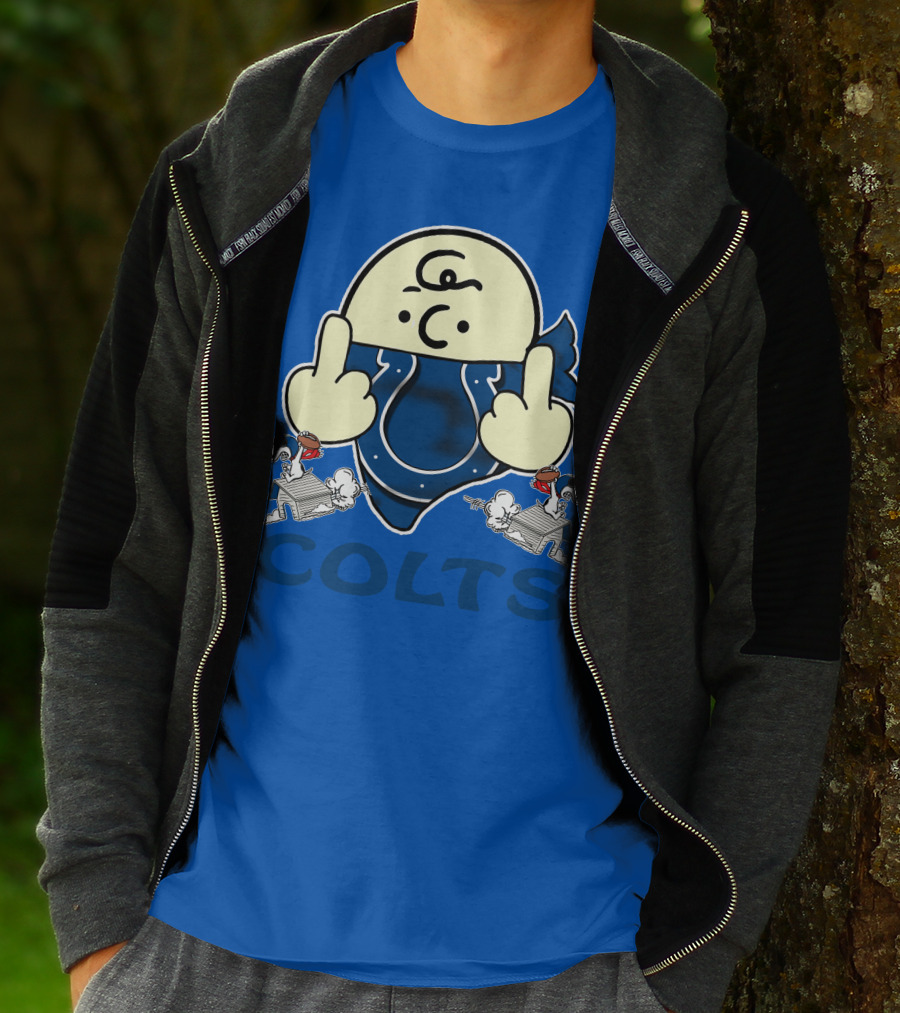 Colts Charlie Brown And Snoopy Indianapolis T-Shirt