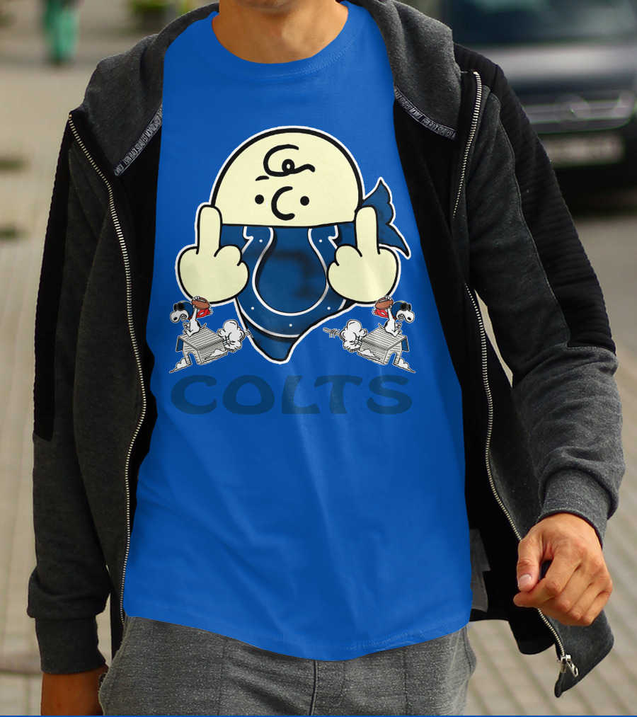 Colts Charlie Brown And Snoopy Indianapolis T-Shirt