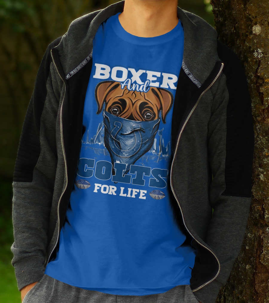 Boxer And Colts For Life T-Shirt