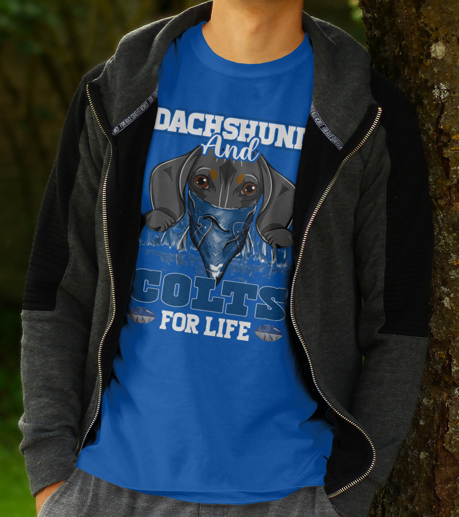 Dachshund And Colts For Life T-Shirt