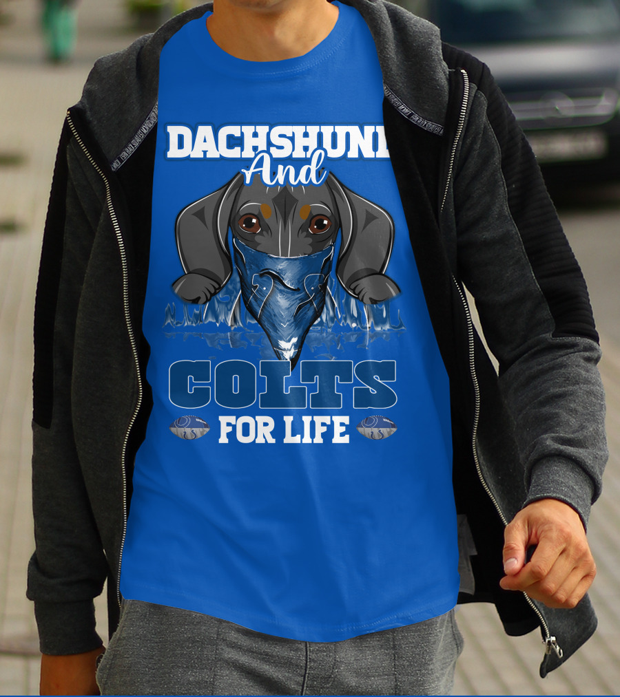 Dachshund And Colts For Life T-Shirt