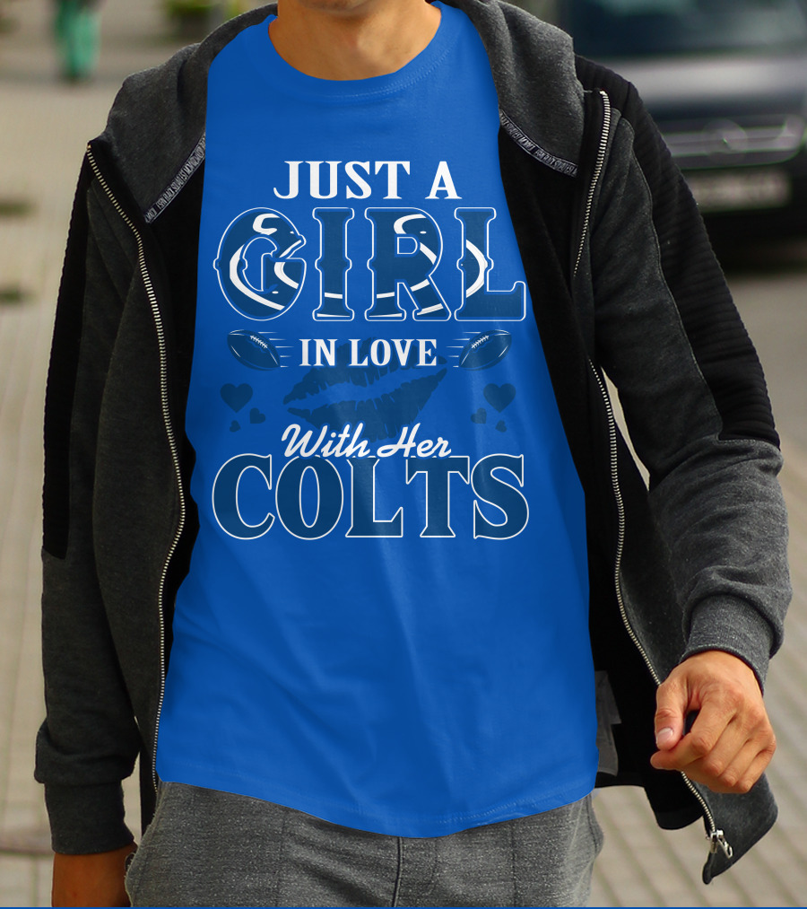 Just A Girl In Love With Her Colts T-Shirt