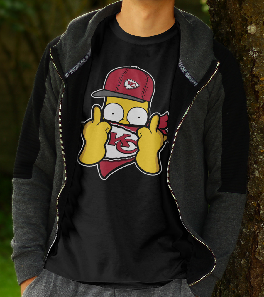 Kansas City Chiefs Homer Simpson T-Shirt