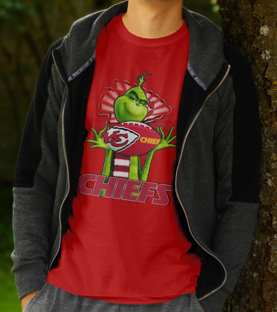 Grinch Chiefs Football KC T-Shirt
