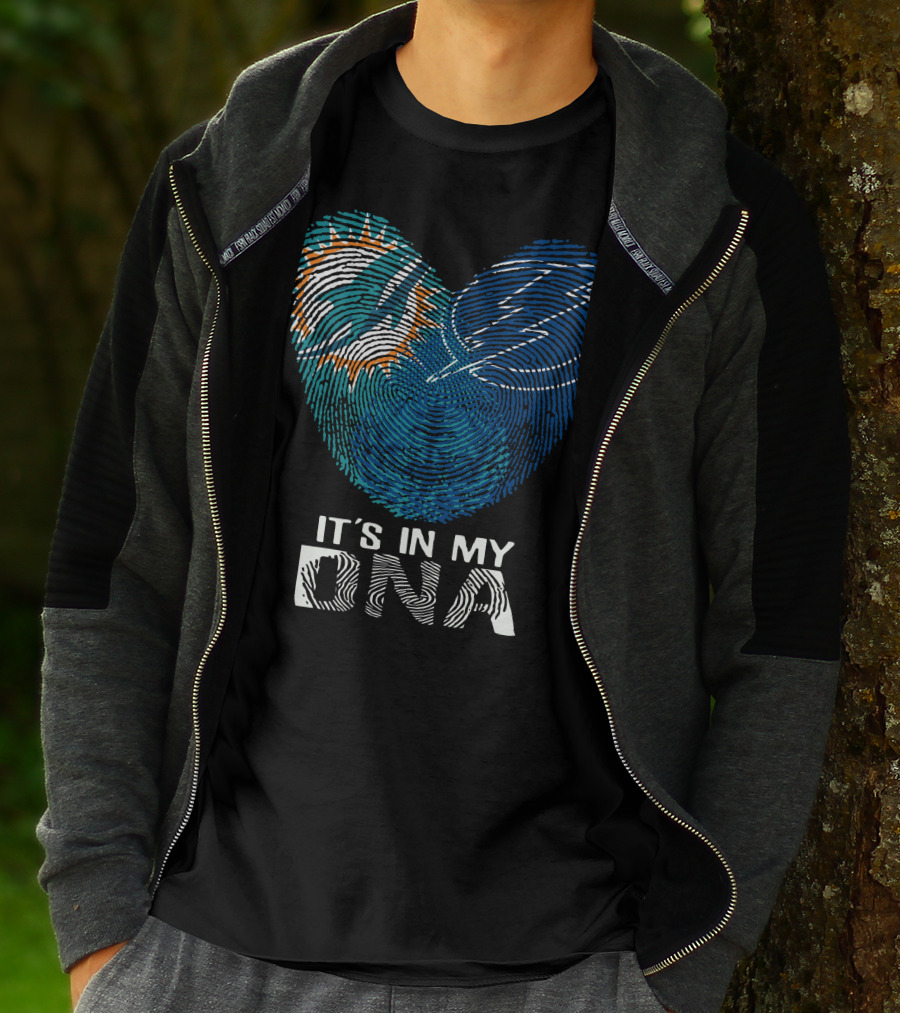 It's In My Dna Miami Dolphins T-Shirt