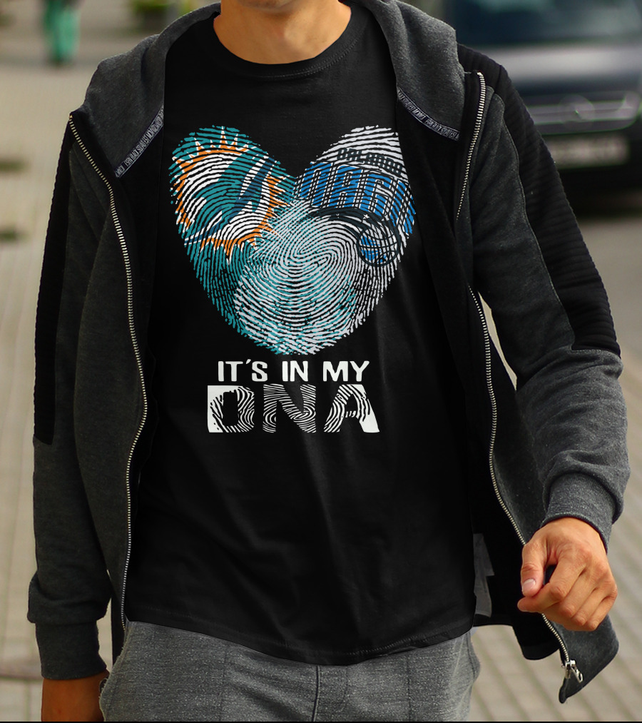 Miami Dolphins Orlando Magic It's In My Dna T-Shirt