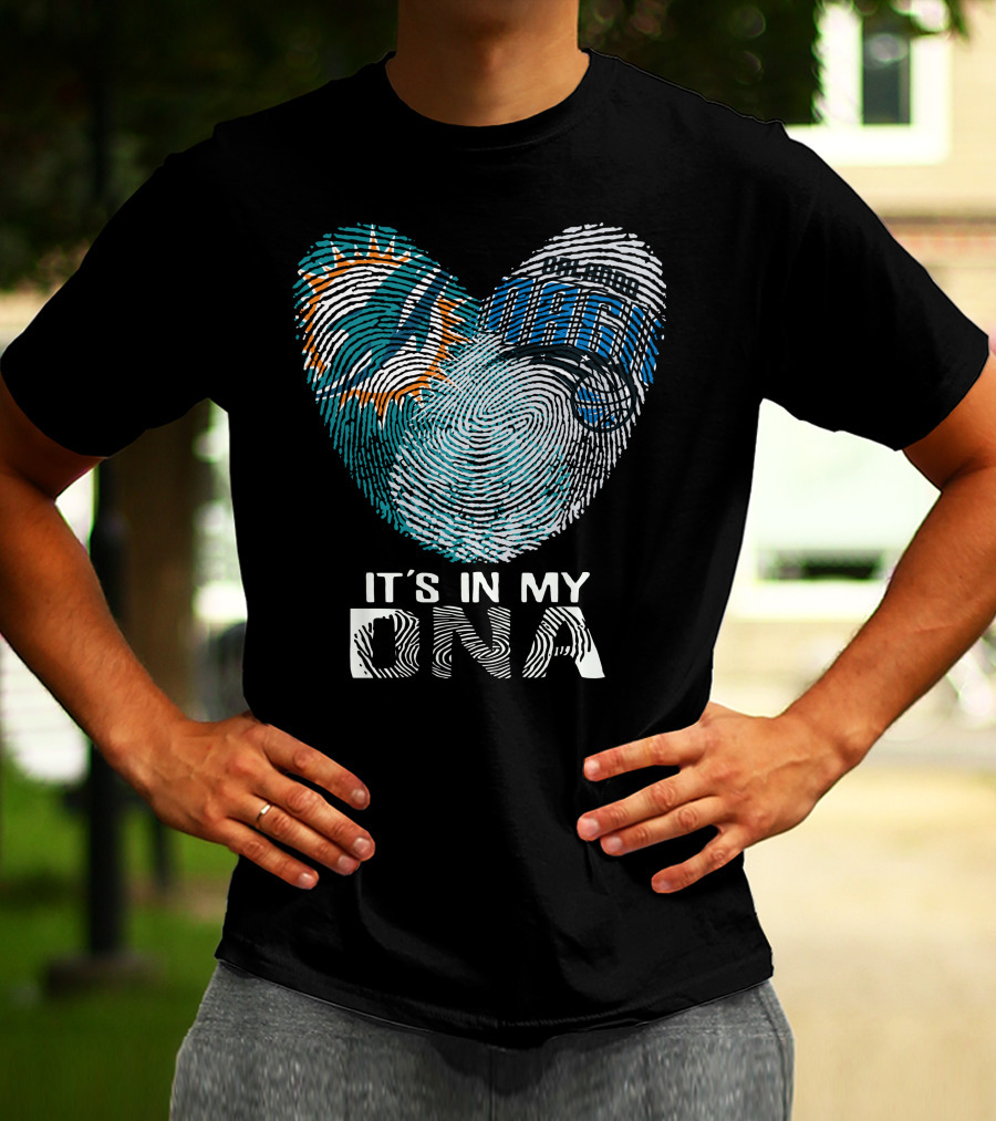 Miami Dolphins Orlando Magic It's In My Dna T-Shirt