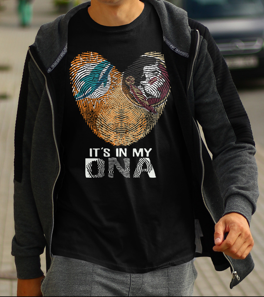 Miami Dolphins Seminoles It's In My Dna T-Shirt