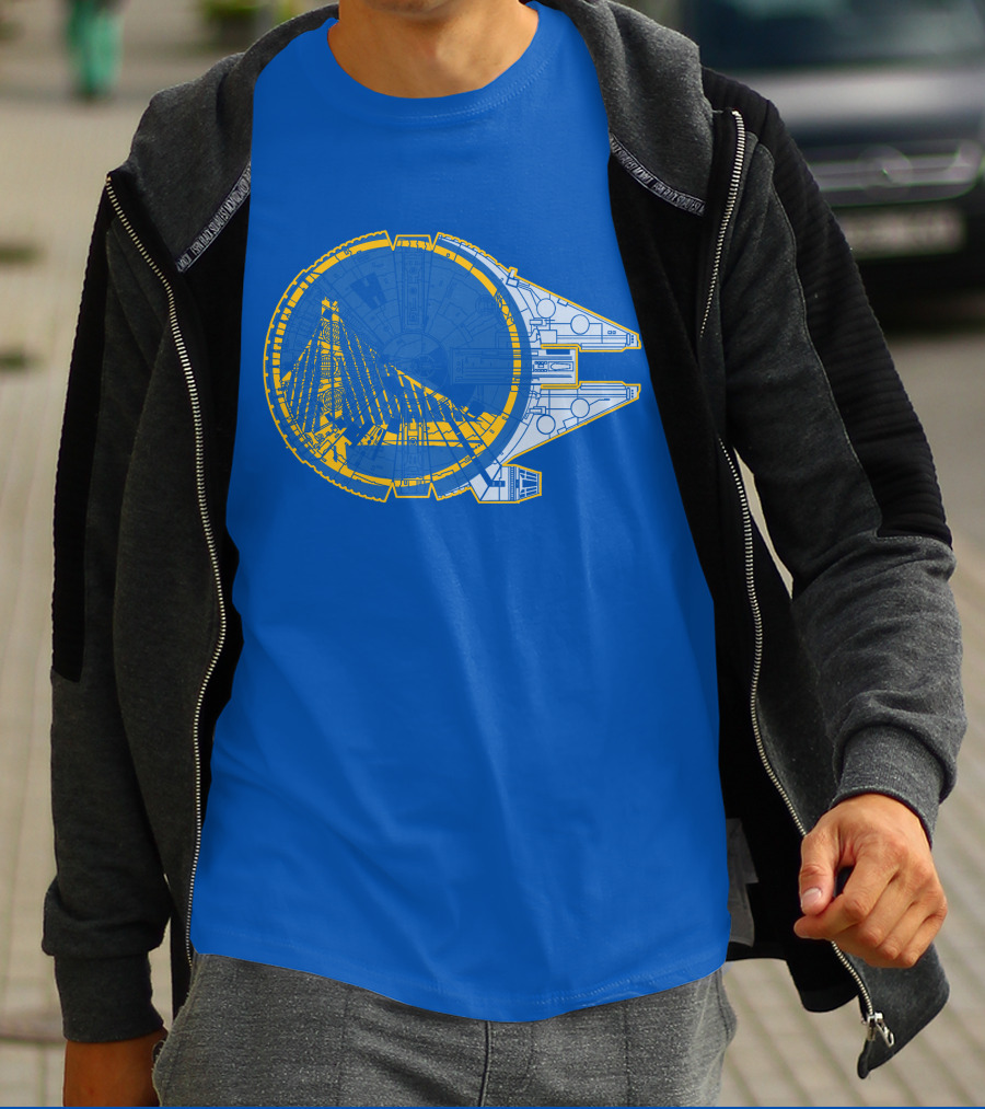 Golden State Warriors Millennium Falcon T-Shirt