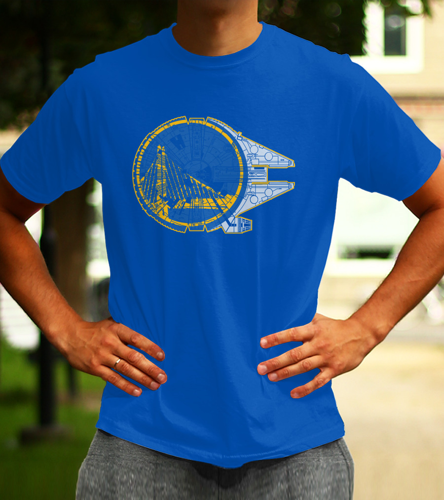 Golden State Warriors Millennium Falcon T-Shirt