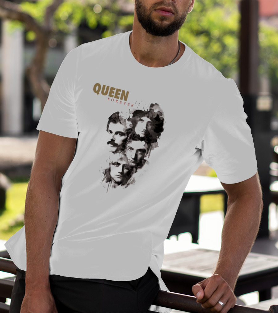 Queen Forever Band Faces Montage T-Shirt