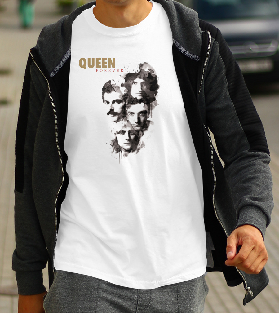 Queen Forever Band Faces Montage T-Shirt