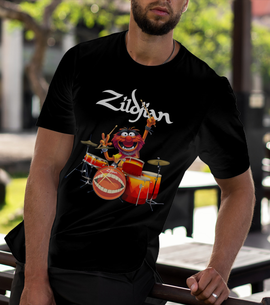 Zildjian Muppets Animal Drumming Enthusiast T-Shirt