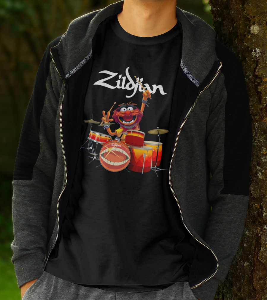 Zildjian Muppets Animal Drumming Enthusiast T-Shirt